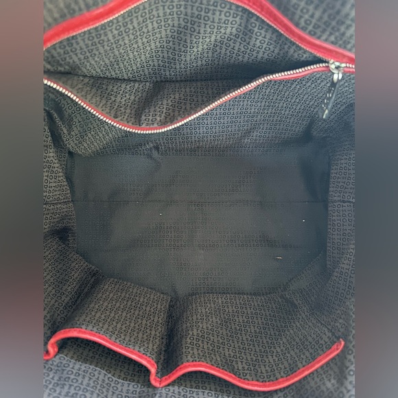 Red TOD’s PVC and leather tote - Picture 7 of 10